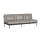 Barlow Tyrie Around Deep Seating Triple Module - No Arms | Forge Grey Aluminum Frame