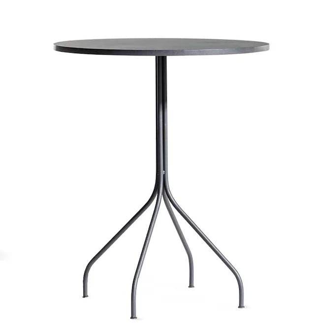 Metal Dark Grey Folding Bistro Table