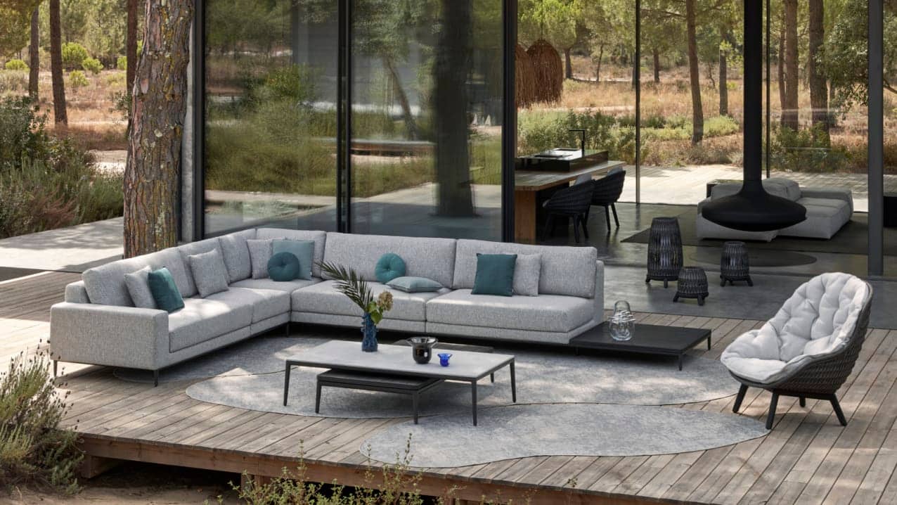 Zendo Sense Modular Deep Seating, Coffee Tables, Lounge Chair