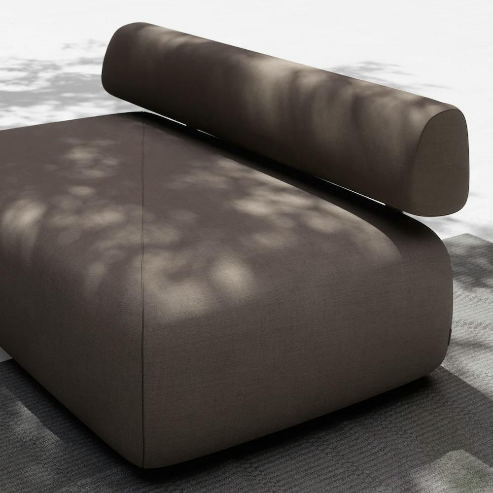 Sofa Module [LINEN Umbra] (Courtesy of DEDON)