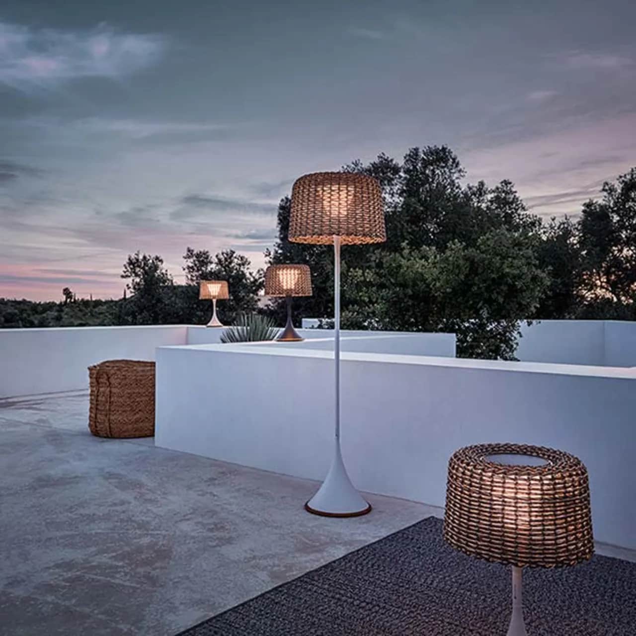 portable accessories: mesh ambient lanterns come in small and tall