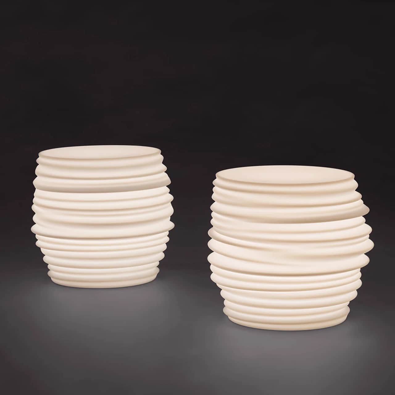 Illuminated polyethelene BABYLON Lighted Side Table (Courtesy of DEDON)