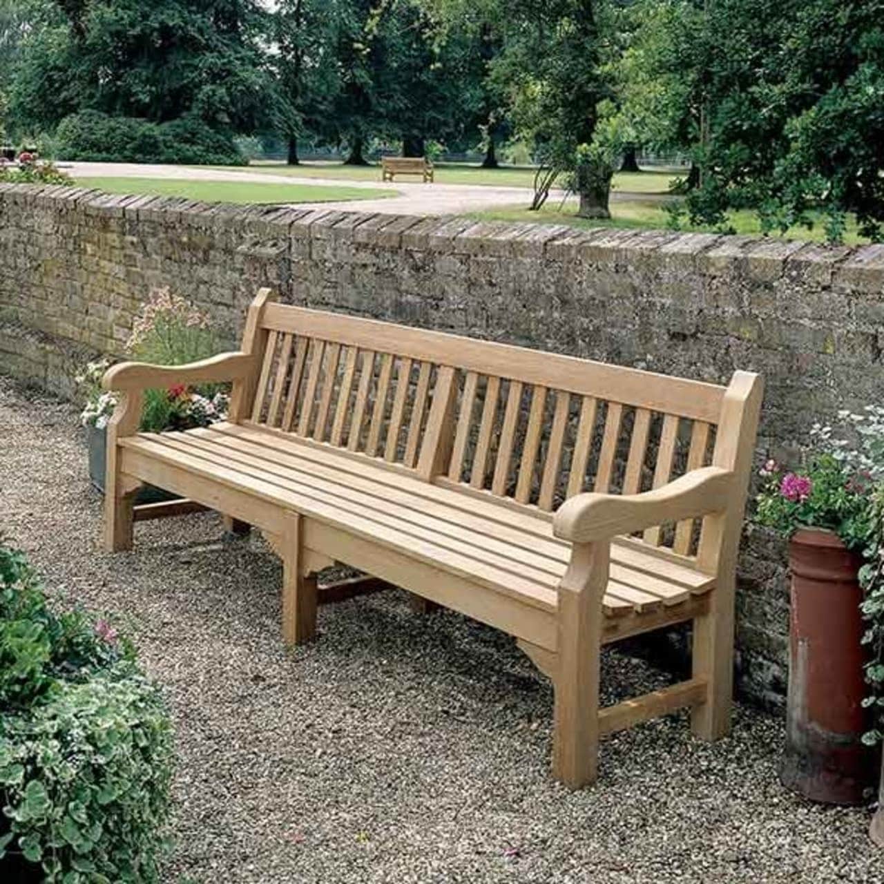 Barlow Tyrie Rothesay 94" Teak Garden Bench
