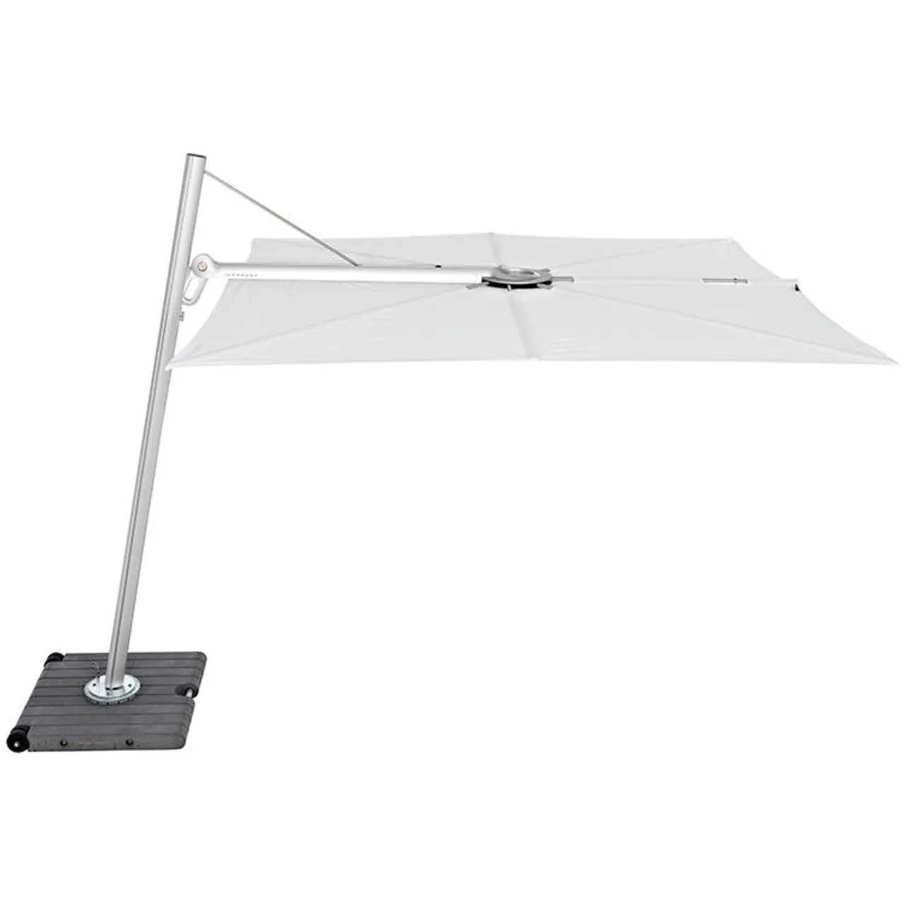 Side View: European Side Arm Solo | Square | 80° Forward