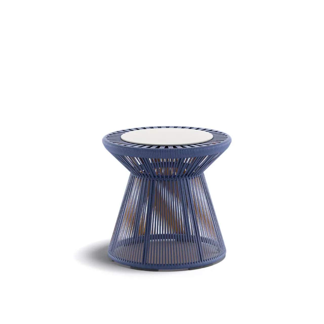 DEDON CIRQL NU Side Table | Fiber Invert Sunrise | Lipari Top