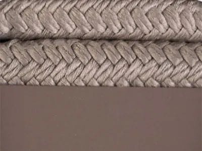 Aluminum, Taupe Grey | Rope, Taupe