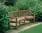 glenham 88" curved bench