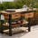 welcome flexibility: titan rustic serving table shown w/ extension