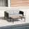 Barlow Tyrie Aura Deep Seating 2-Seater with Aura 47" Coffee Table