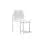 POINT Origin Side Chair | Mineral White Aluminum Frame
