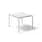 POINT Origin 38" Dining Table | Mineral White Aluminum Frame