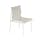 Barlow Tyrie Around Side Chair | Arctic White Powder-Coated Aluminum Frame | Oyster Sunbrella Sling