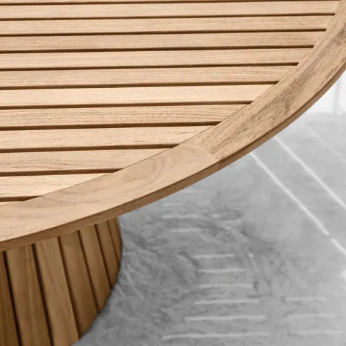 Gloster Whirl 59" Teak Dining Table