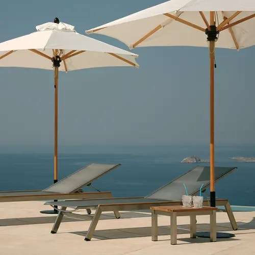 Barlow Tyrie Equinox Sling Loungers with 19" Lounger Table