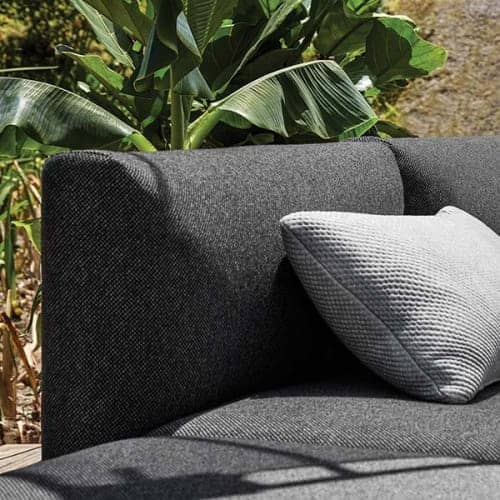 beautiful fabric makes all the difference: gloster maya outdoor lounge seating