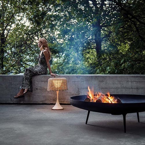 prolong your summernights: gloster fire bowls come in two sizes