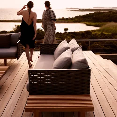 SEALINE | 2-Seater and Teak Bench