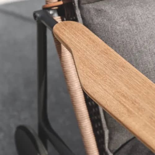 Detail: Teak Armrest (Courtesy of Gloster)