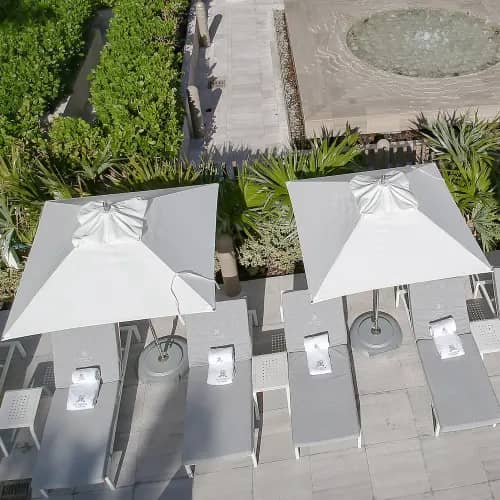 White Square Canopy