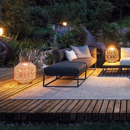 Maya Modular Lounge Collection | Maya Right End Unit & Ottoman