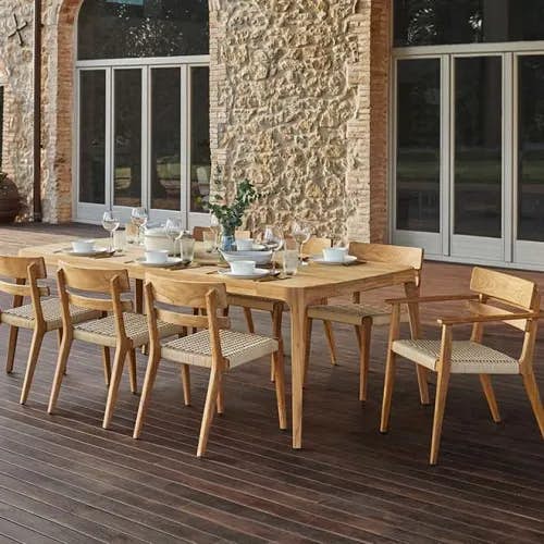 POINT Paralel Dining Chairs & 89" Table Seats 8
