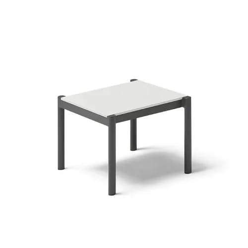 POINT Origin 24" Side Table | Gunmetal Grey Aluminum Frame