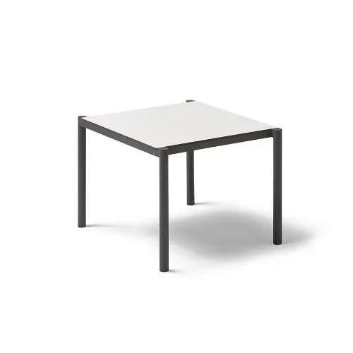 POINT Origin 38" Dining Table | Gunmetal Grey Aluminum Frame