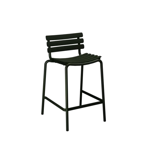 Houe ReCLIPS Counter Chair | Olive Green Lamellas