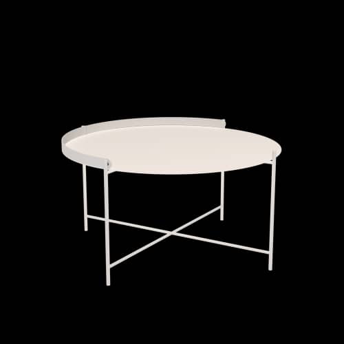 Houe Edge 30" Tray Table | Muted White