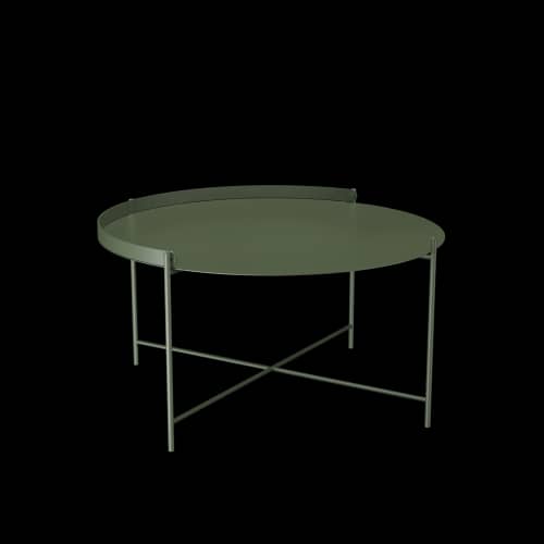 Houe Edge 30" Tray Table | Olive Green