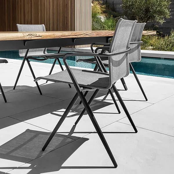 Gloster Ryder Dining Armchairs | Raw Dining Table