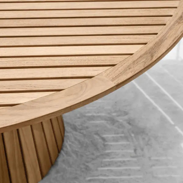 Gloster Whirl 59" Teak Dining Table