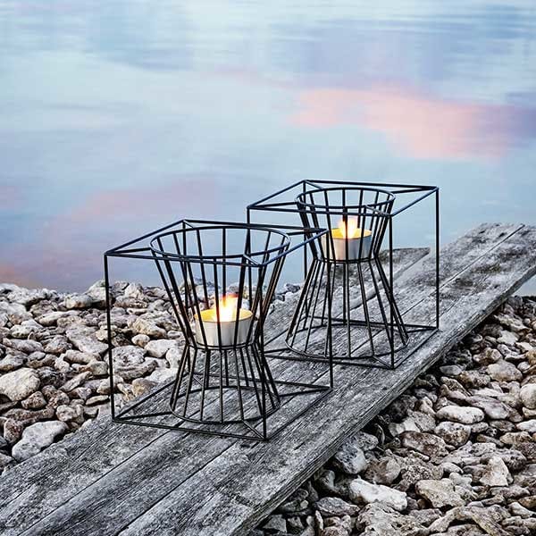 create ambiance: boo fire pit single or double will make a difference