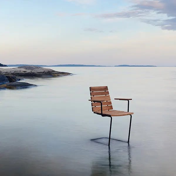 enjoy the solitary view: grinda armchair