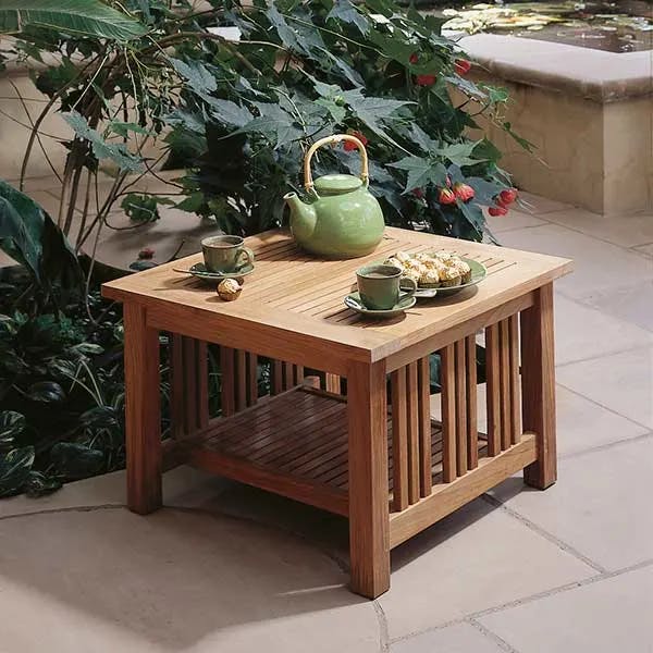 Barlow Tyrie Mission 23" Side Table