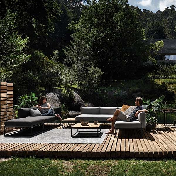 personal enclave: gloster maya high-end outdoor lounge range