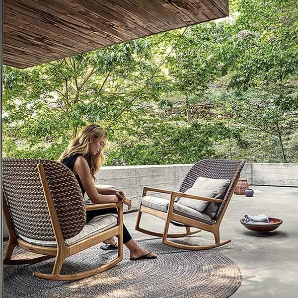 Kay High Back Rocking Chair