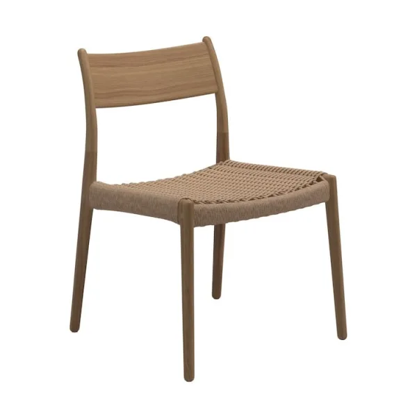 Natural finish teak frame