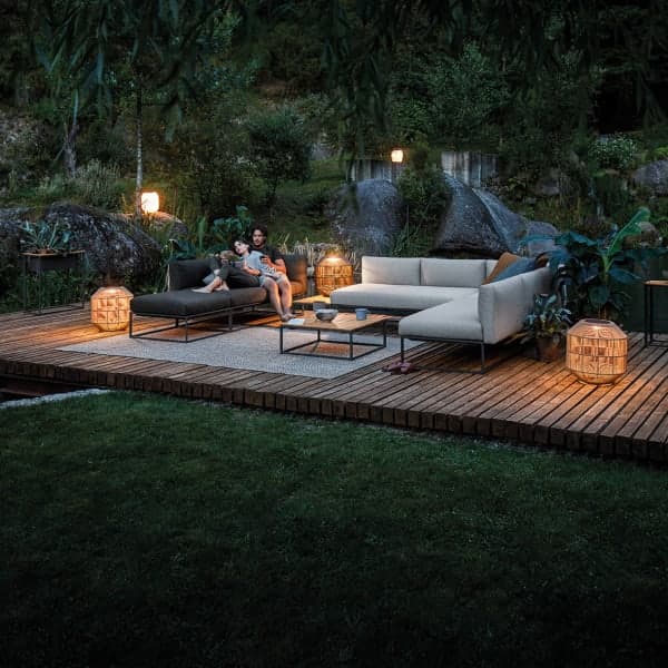 Gloster Maya Outdoor Modular Lounge Collection | Ambient Nest Outdoor Lights