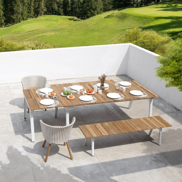 MAMAGREEN Maxximus Extension Dining Table and Dining Benches | Daisy Mae Dining Chairs