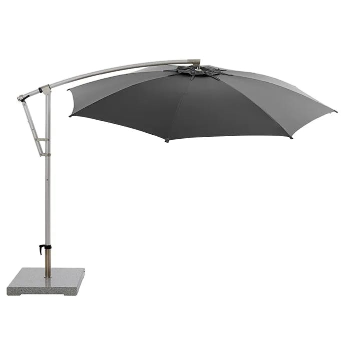 Aluminum Cantilever Umbrella with Anthracite Canvas Shade