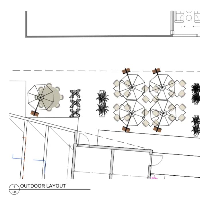 Patio Umbrella Project Layout