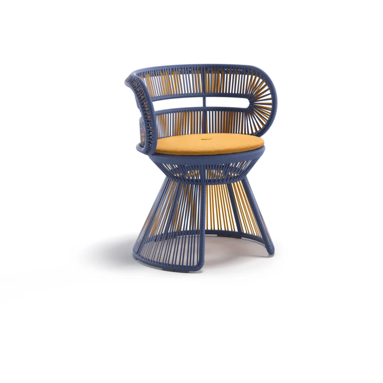 DEDON CIRQL NU Armchair Central Base | Fiber Invert Sunrise