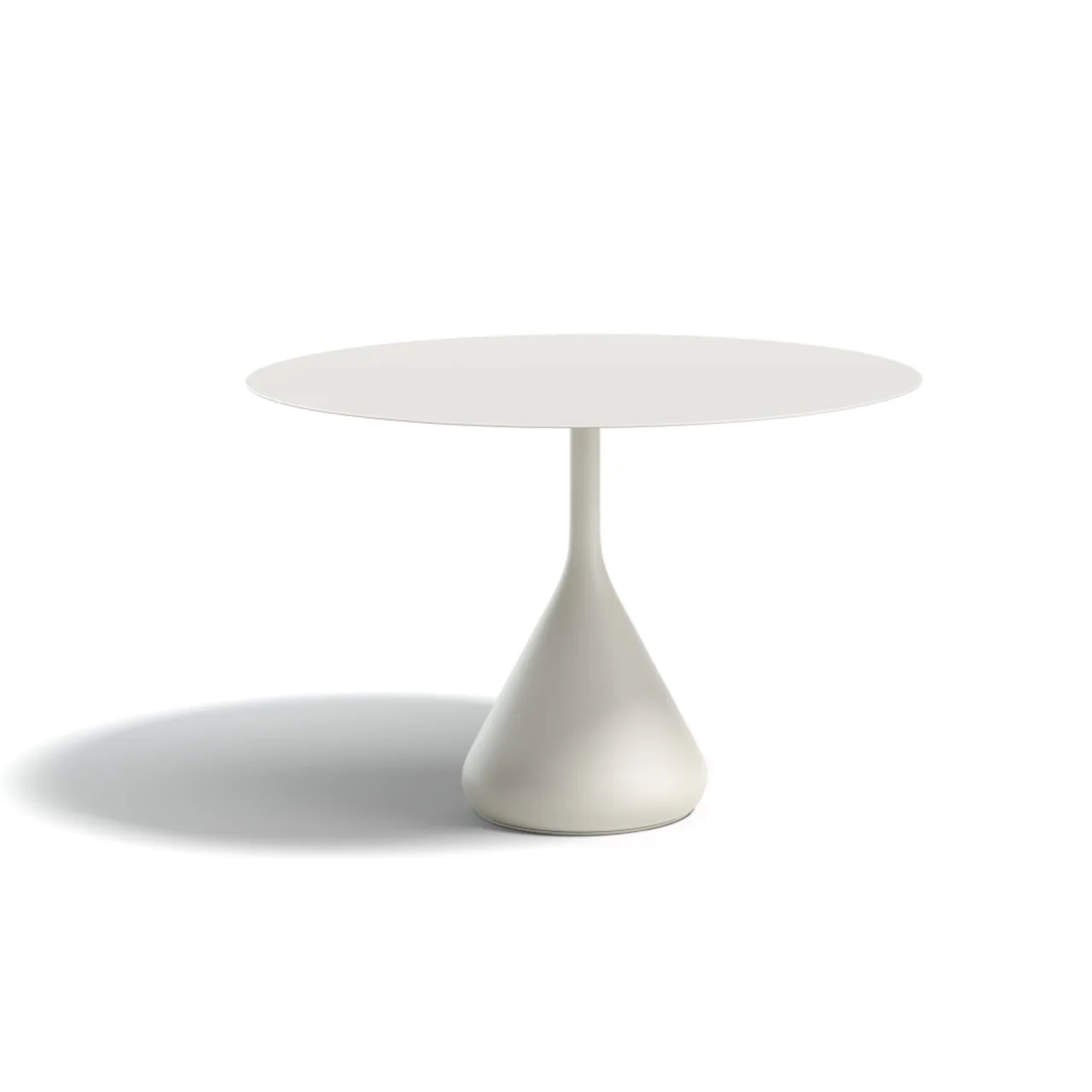 DEDON SATELLITE 45" Round Dining Table | Base: Powder-Coated Aluminum, Lipari | Top: HPL, Lipari