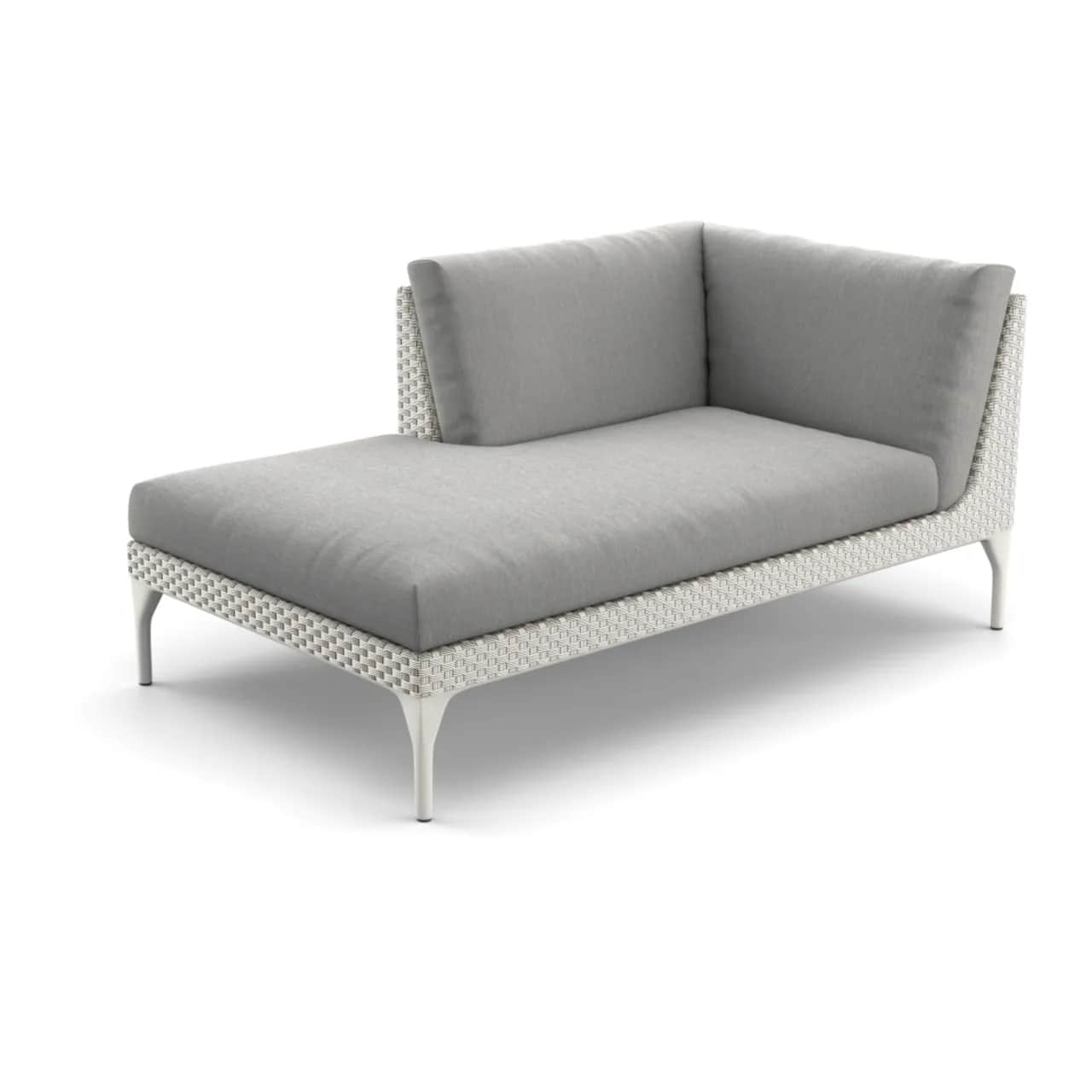 Woven Fiber Mystique Dusk | Frame Powder Coated Aluminum Lipari | Cushions Included