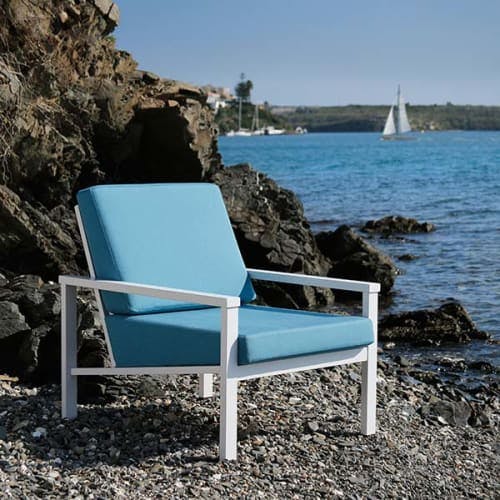 a comfortable seat wherever you want: equinox armchair in arctic white
