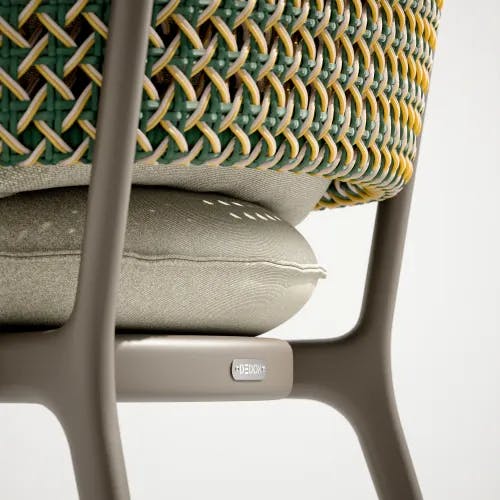 DEDON Fiber Pine | Aluminum Frame | Cushions Natura Ash