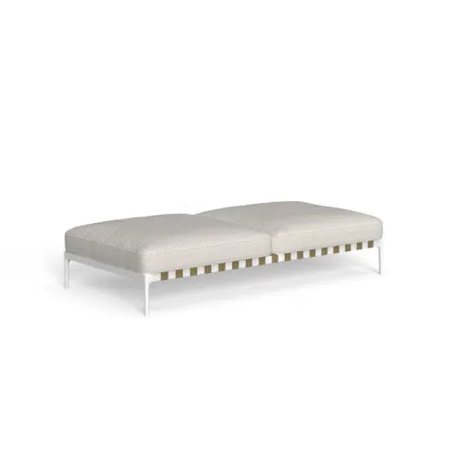 White Beige Cushions | White Frame | Dove Belt