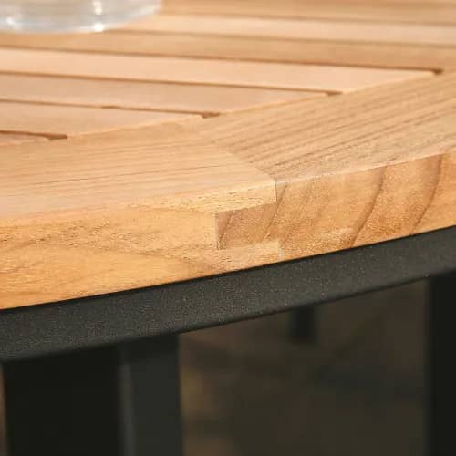 Barlow Tyrie Aura 55" Teak Circular Dining Table