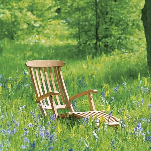 Barlow Tyrie Commodore Teak Steamer Chair